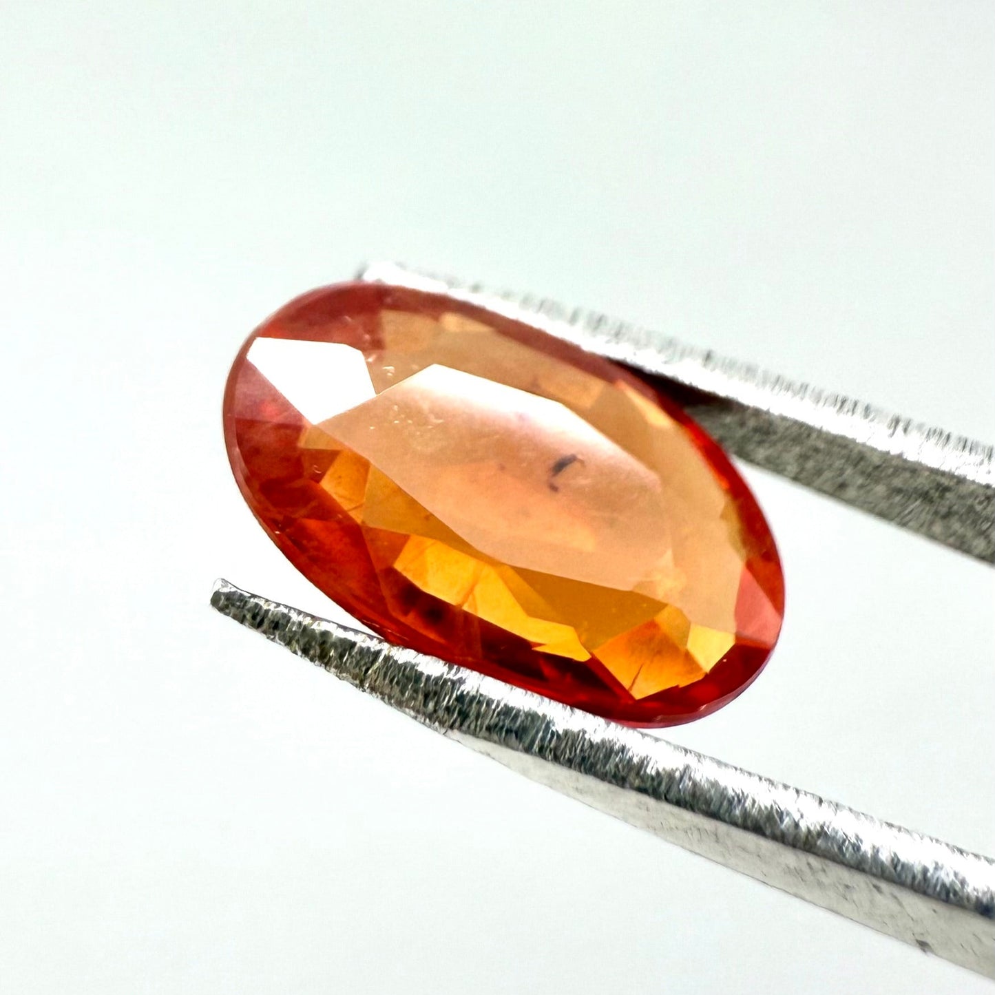 Fiery Orange Sapphire Oval 1.91 Ct