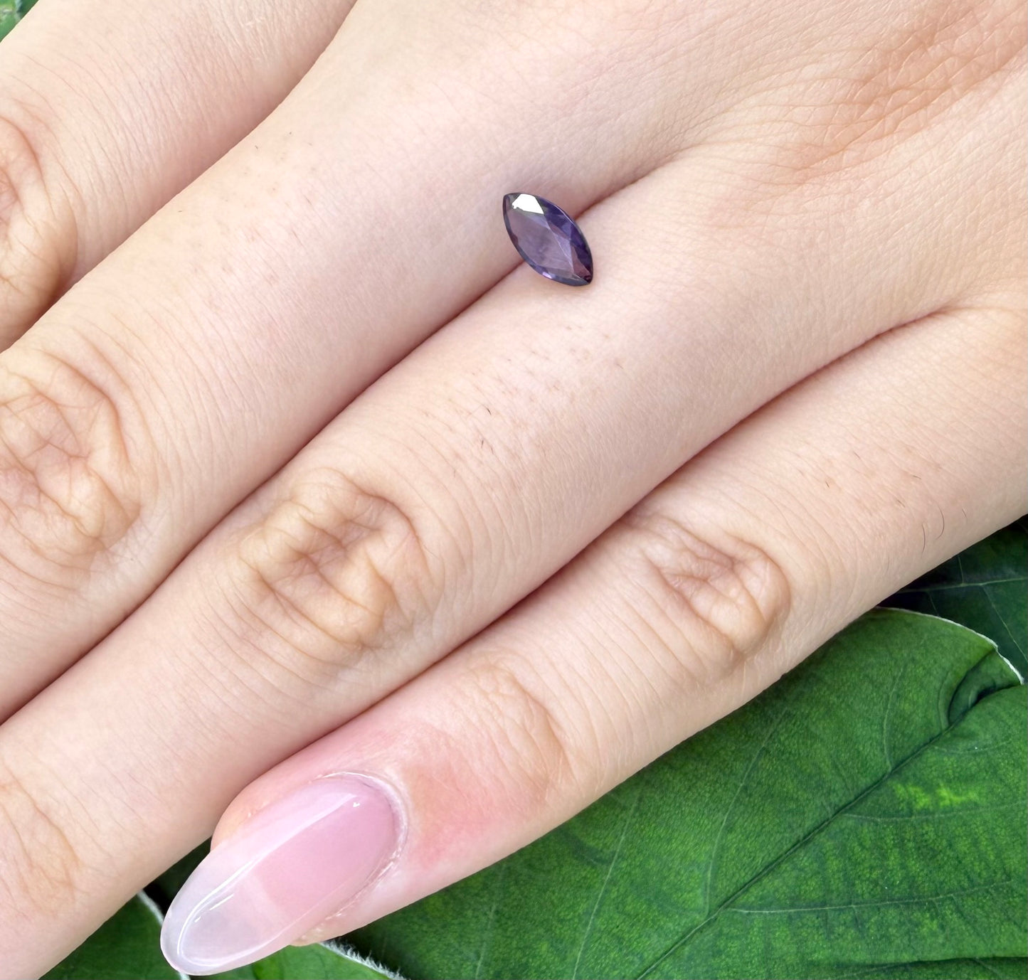 Purple Sapphire Marquise 0.54 Ct