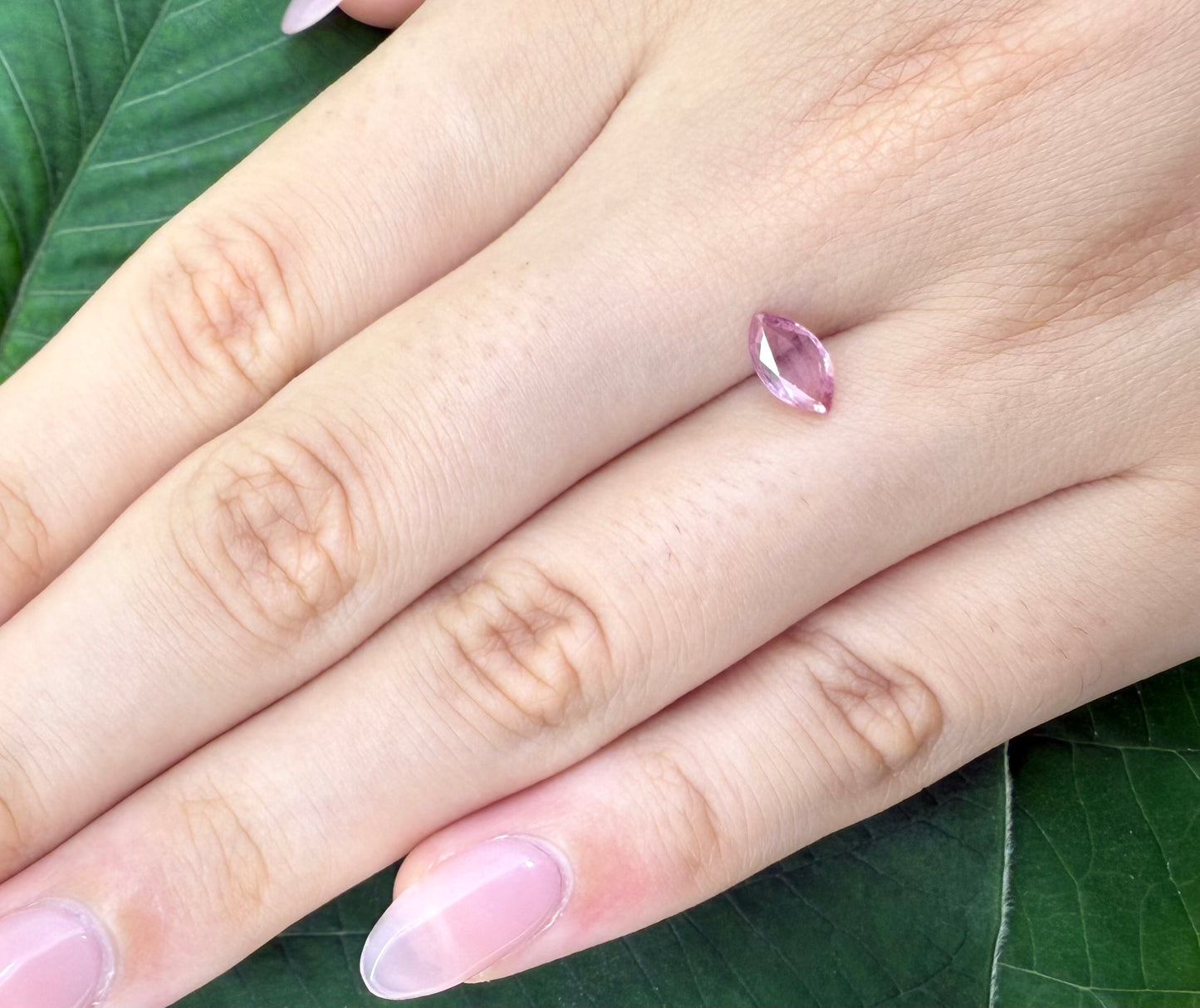 Light Pink Sapphire Marquise 0.71 Ct