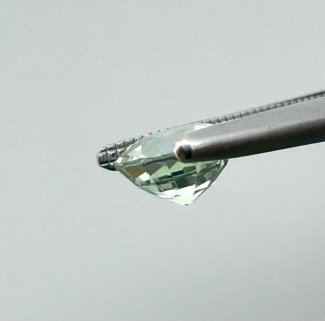 Prasiolite Round 0.99 Ct