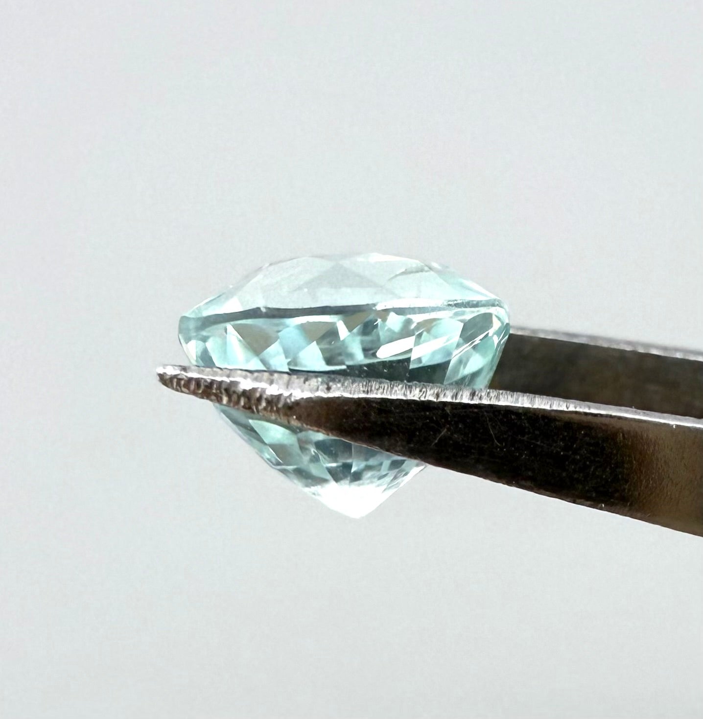 Pastel Turquoise Aquamarine Round 1.73 Ct