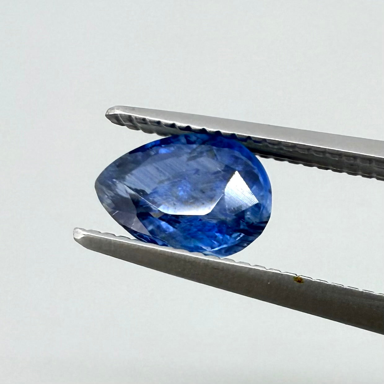 Cornflower Blue Kyanite Pear 0.93 Ct