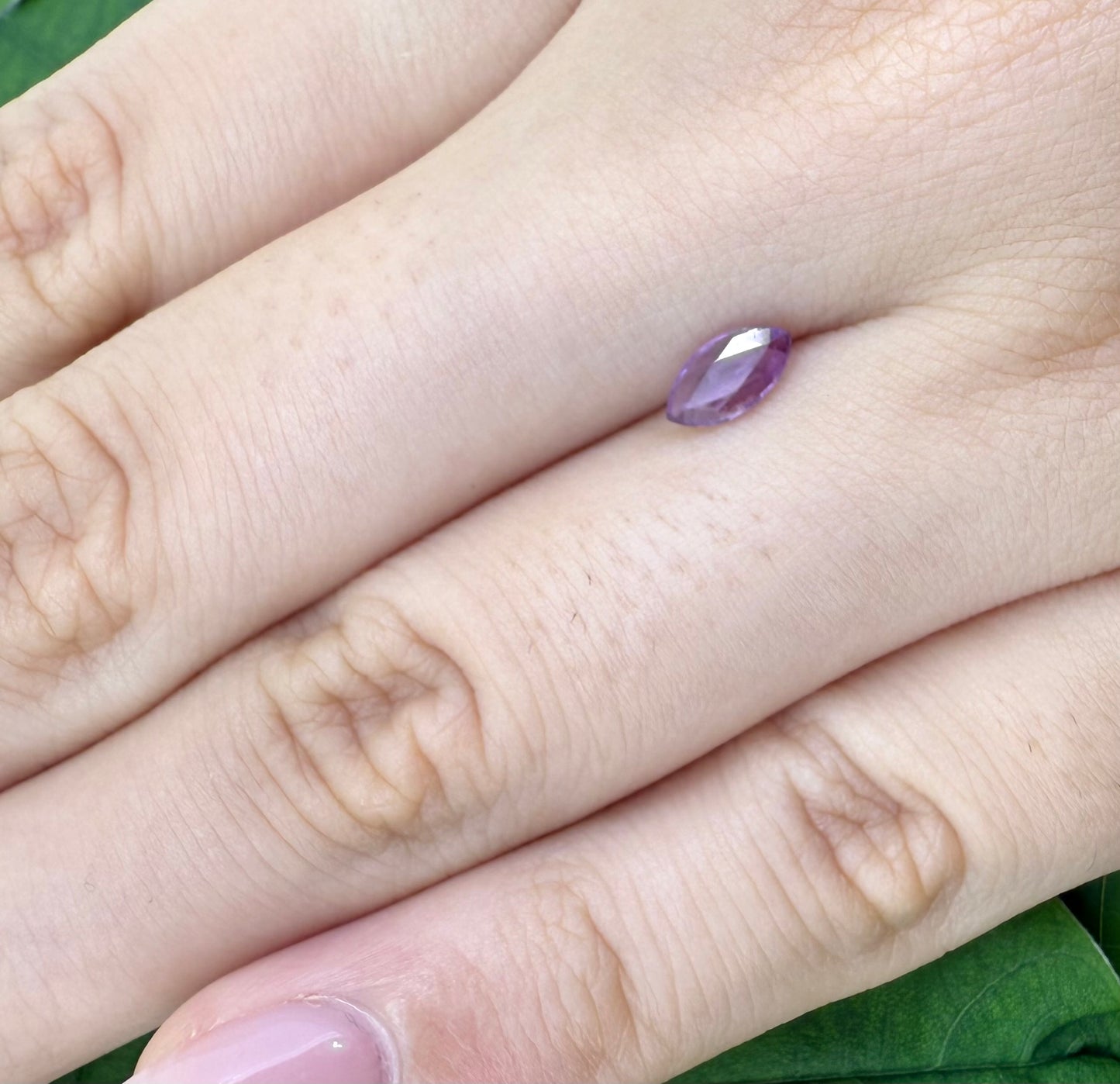 Purple Sapphire Marquise 0.45 Ct