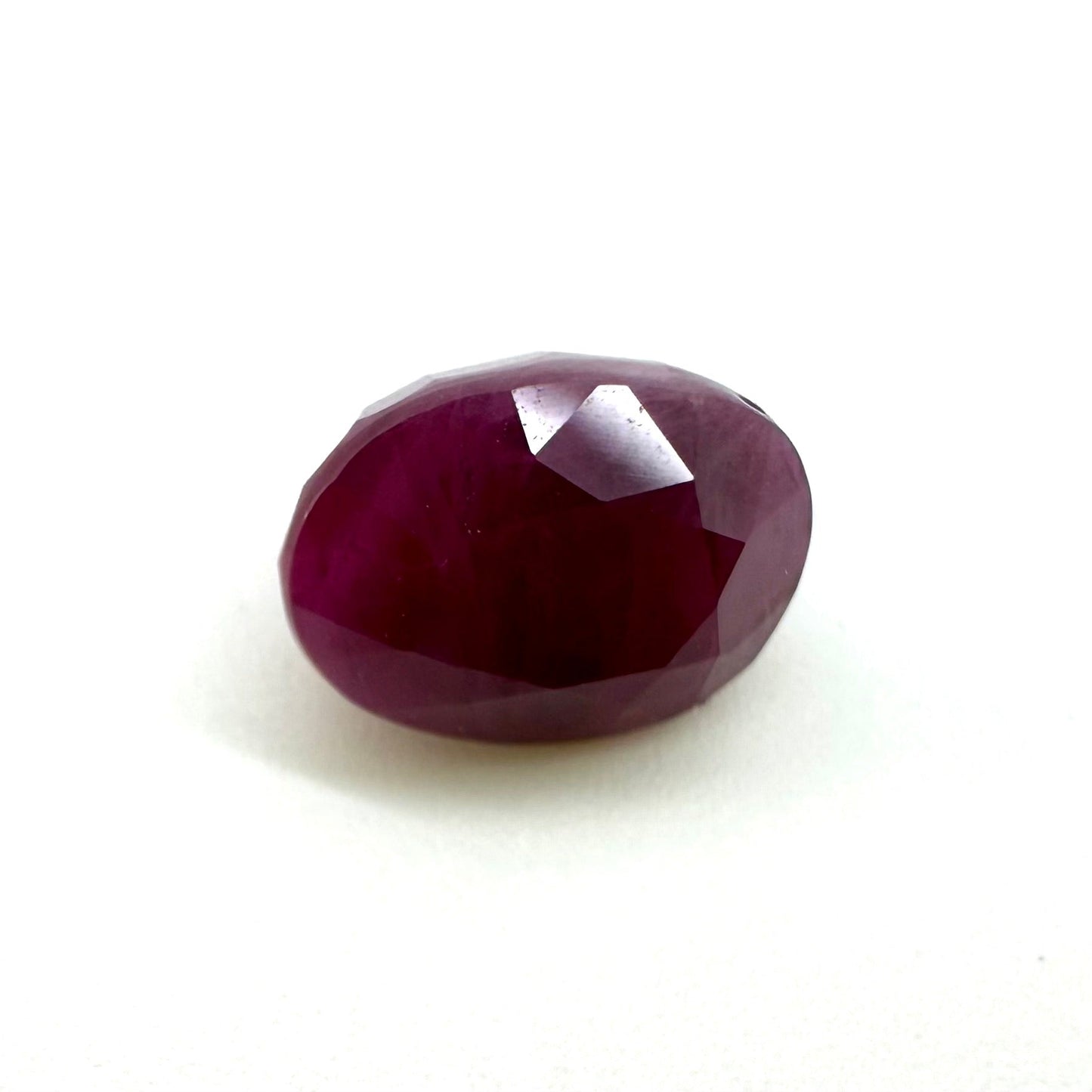 Bordeaux Red Ruby Oval 2.87 Ct