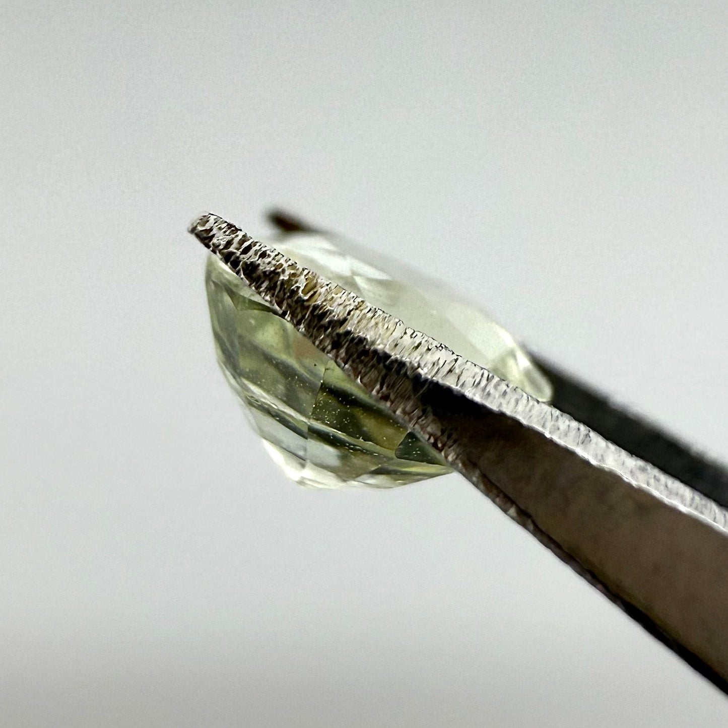 Pale Green Aquamarine Round 1.11 Ct