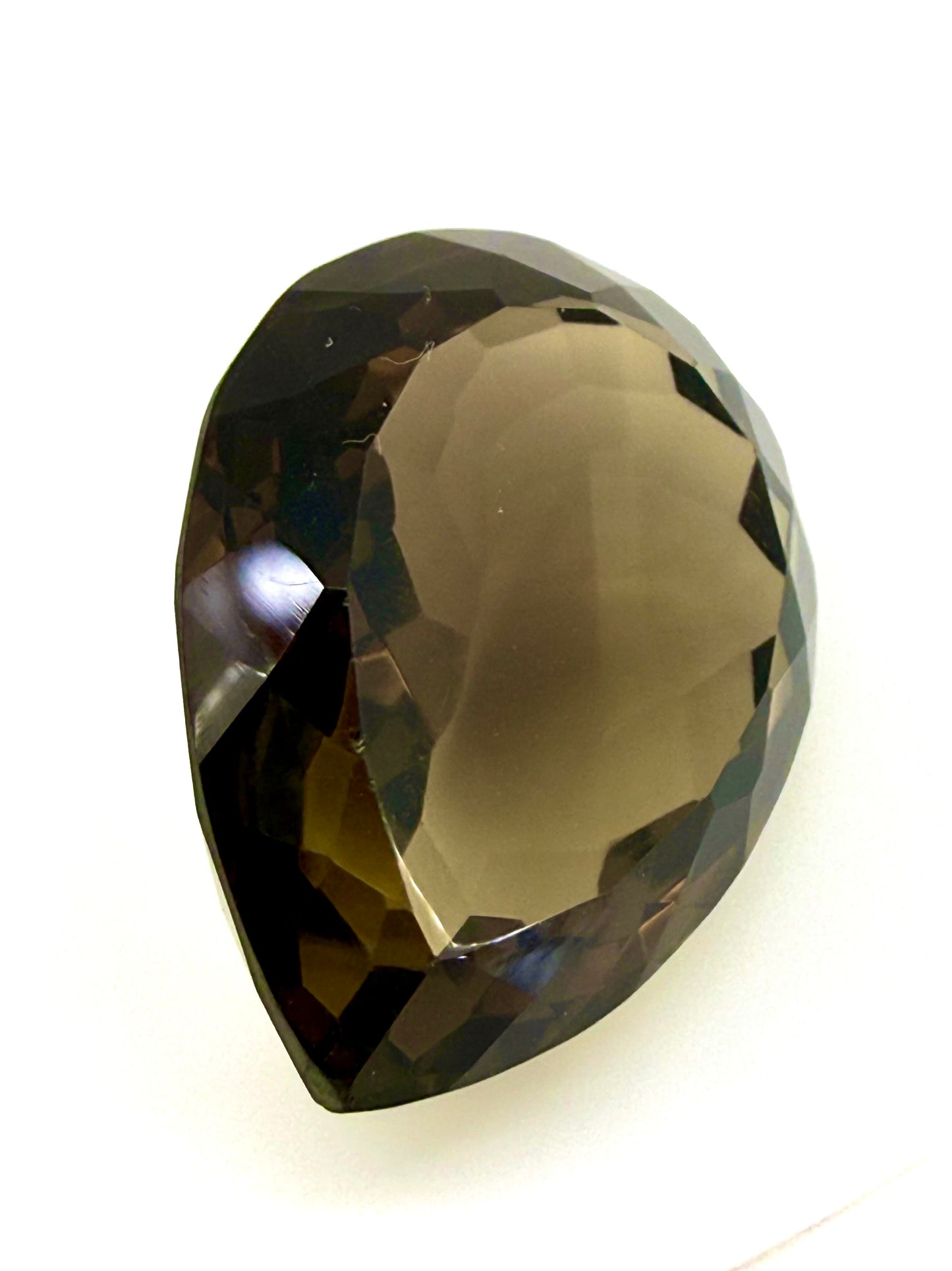 Huge Smoky Quartz Pear 95.70 Ct