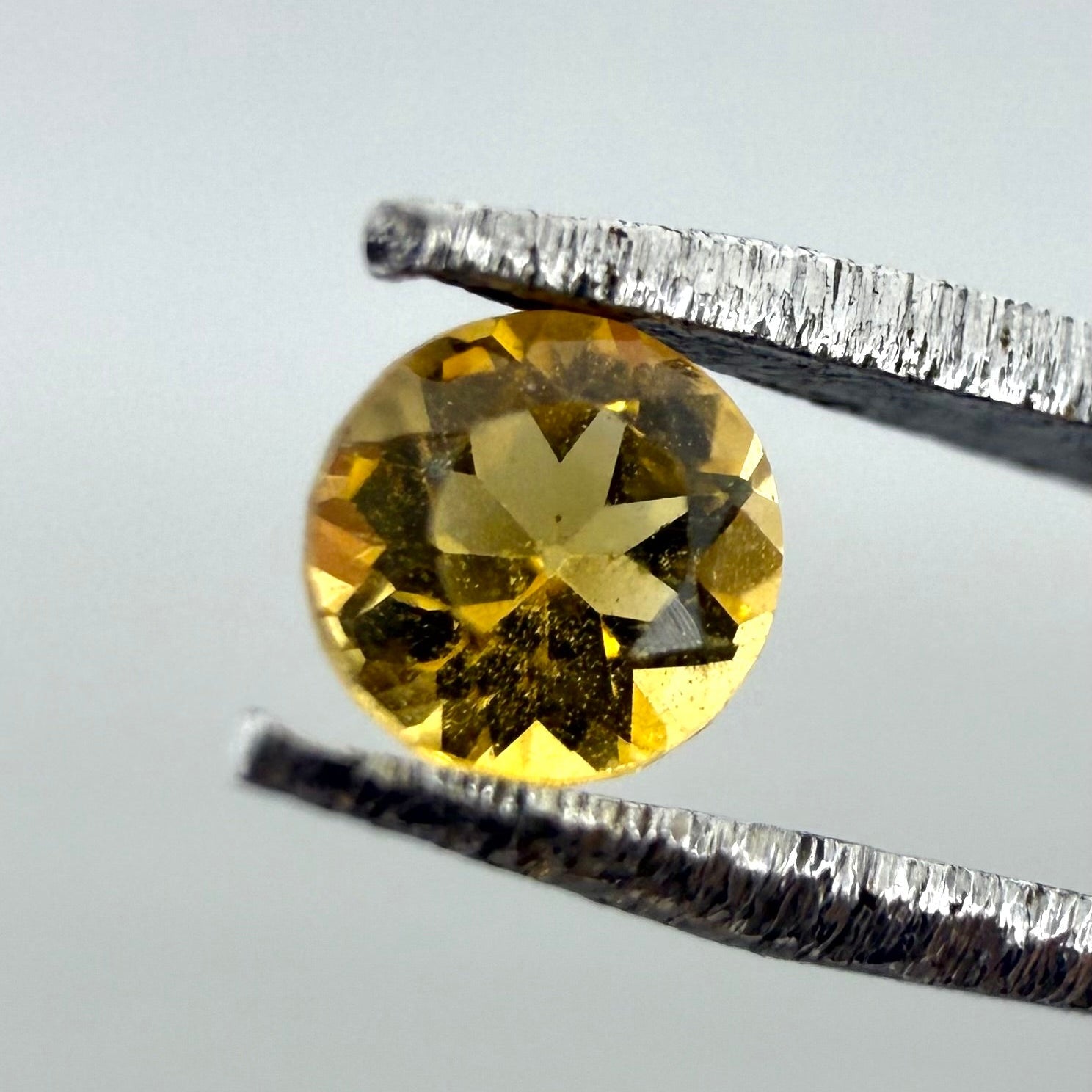 Natural Gold Citrine gemstone set (4), round