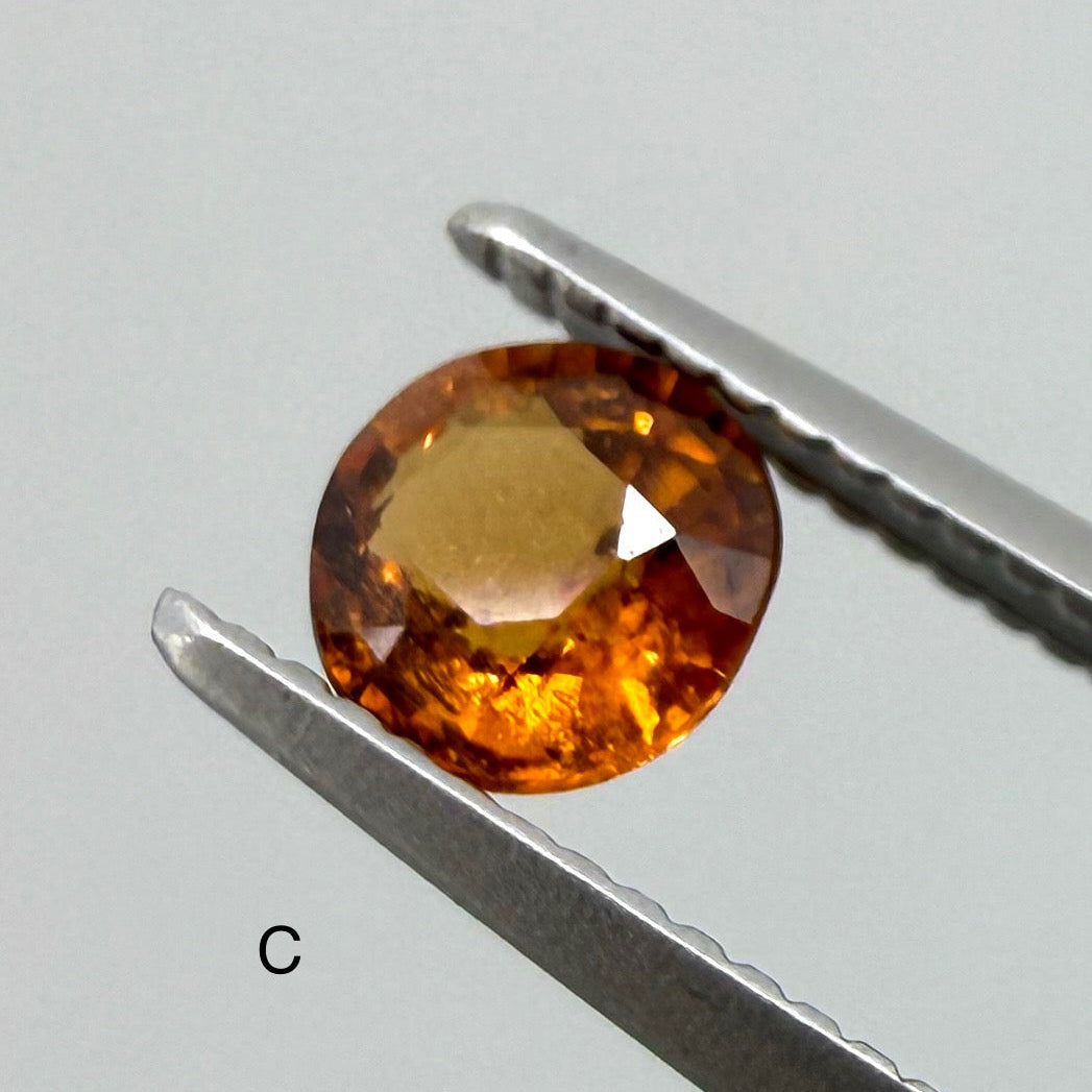 Hessonite Lot Round 6.8 Ct