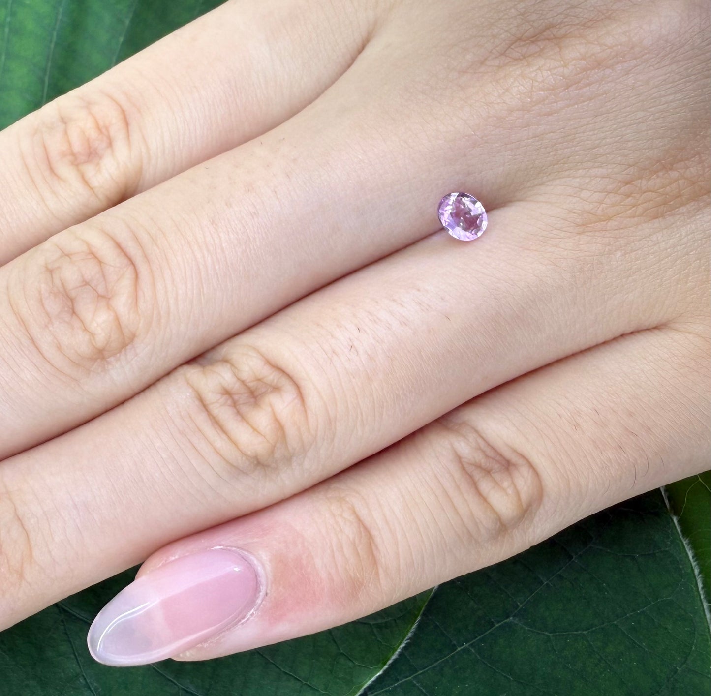 Pink Sapphire Oval 0.45 Ct