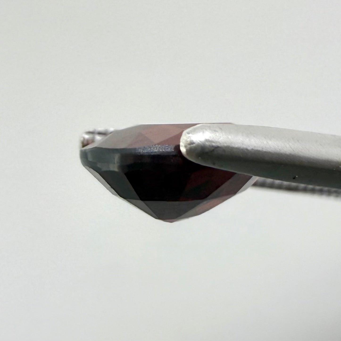Natural Red Rhodolite gemstone, oval cut