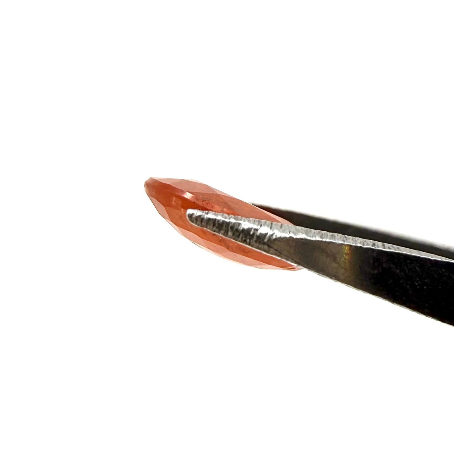 Orange Red Sapphire Oval 0.87 Ct