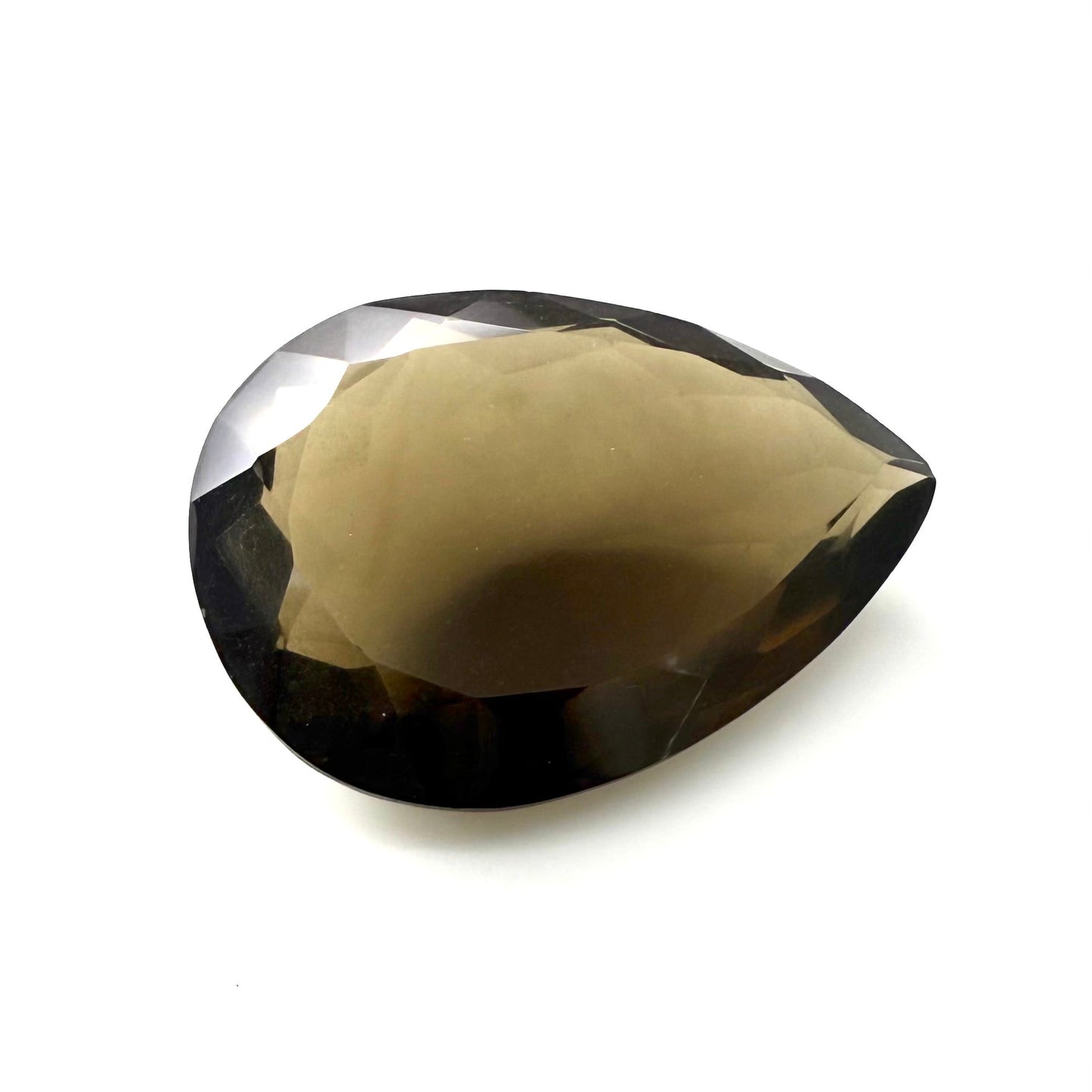 Huge Smoky Quartz Pear 63.5 Ct