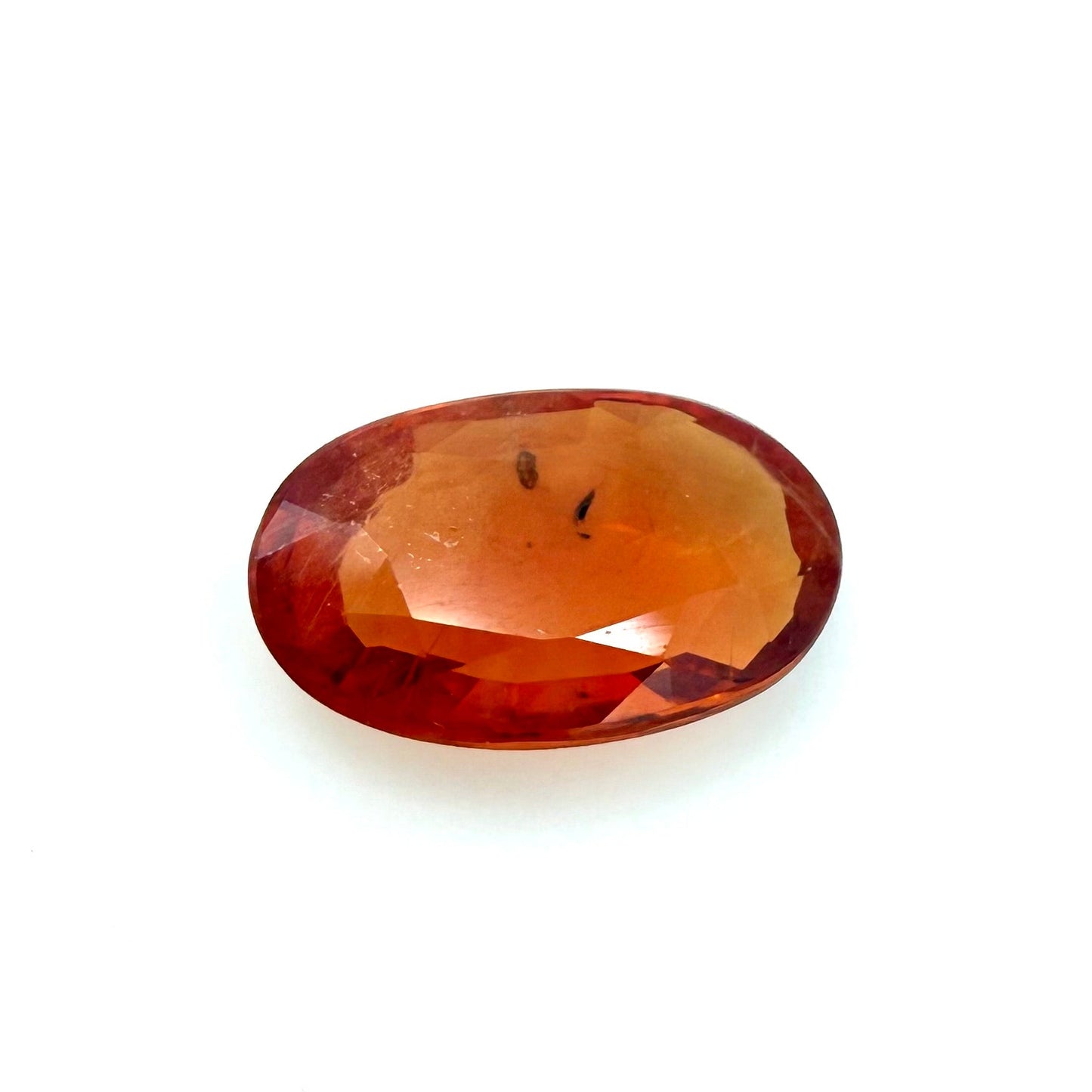 Fiery Orange Sapphire Oval 1.91 Ct