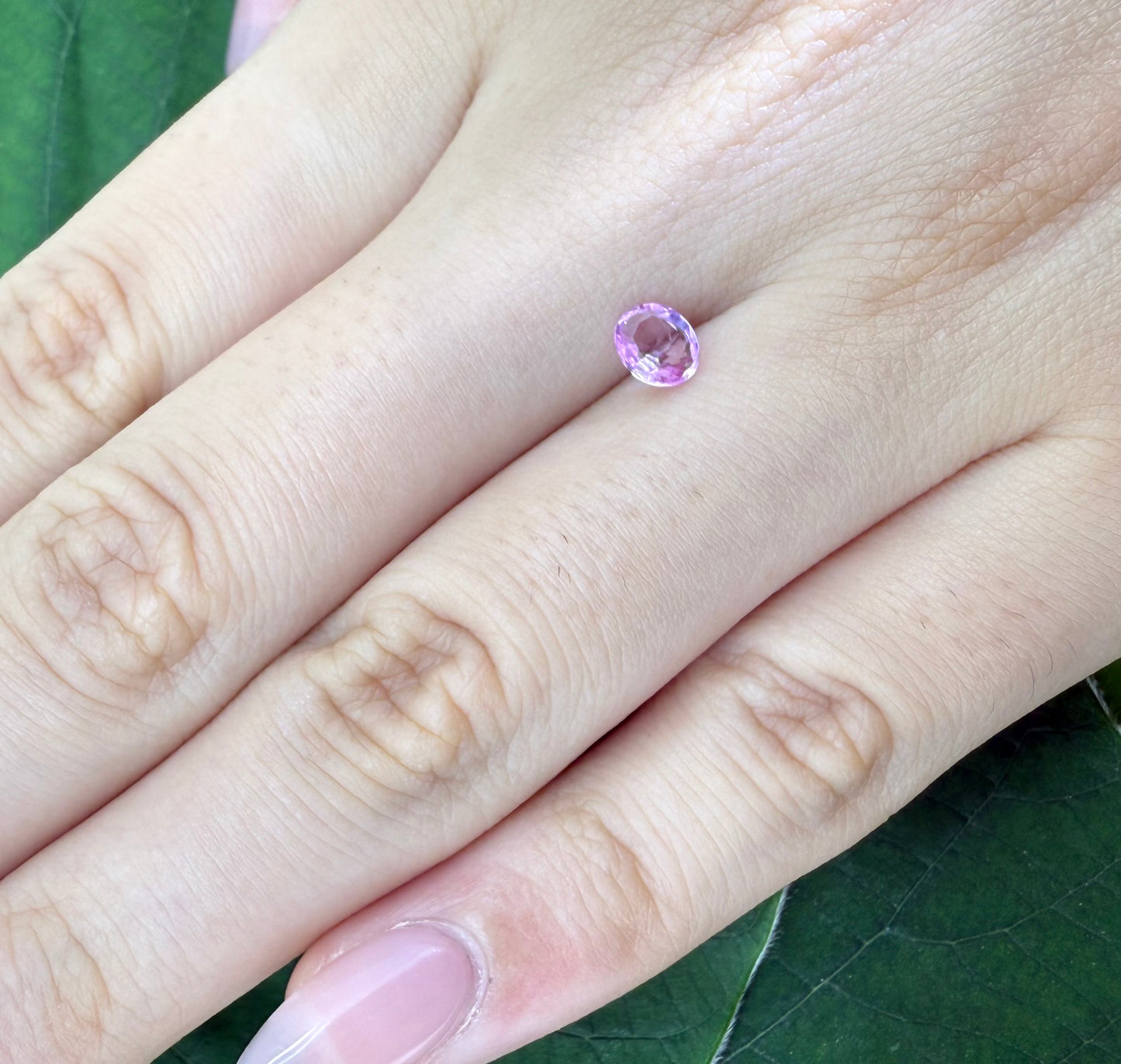 Pink Sapphire Oval 0.5 Ct