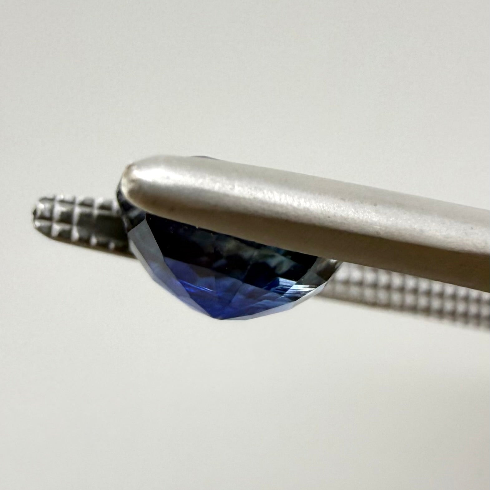 Natural Royal Blue Kyanite gemstone, pear cut