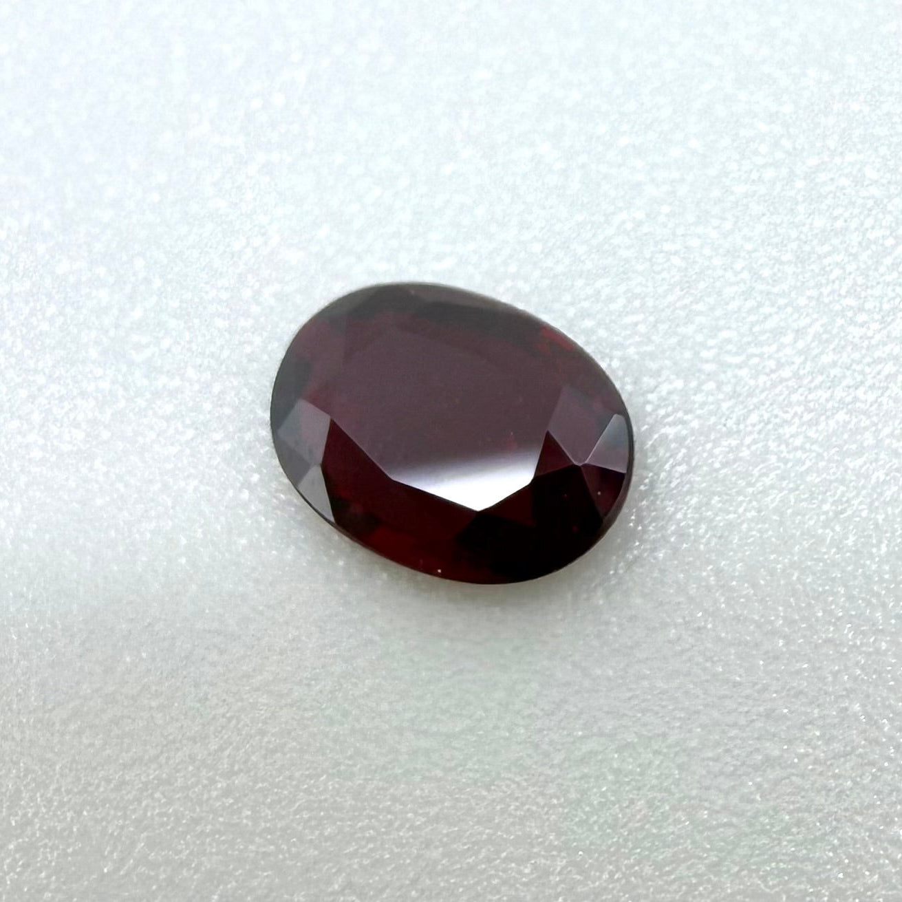 Pigeon Blood Ruby Oval 0.73 Ct