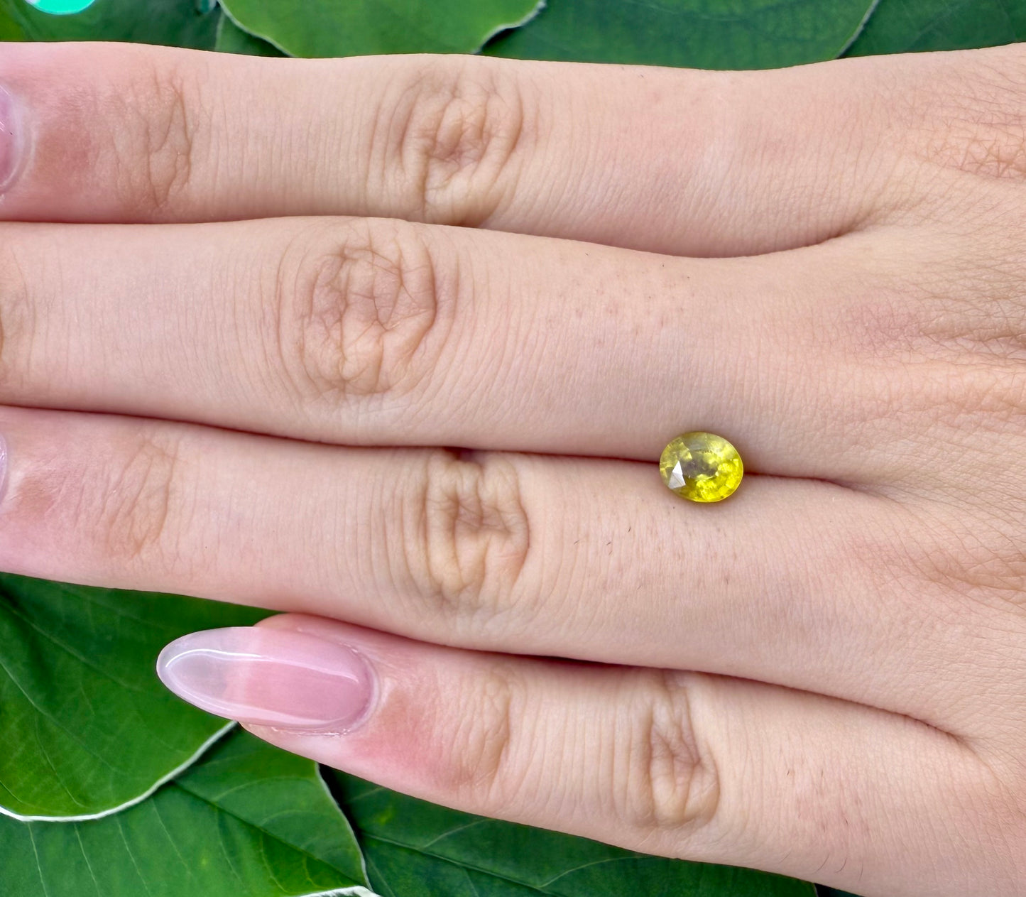 Yellow Sapphire Oval 1.05 Ct