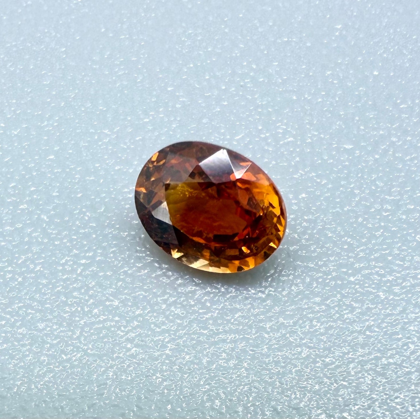 Fiery Orange Spessartine Oval 0.38 Ct