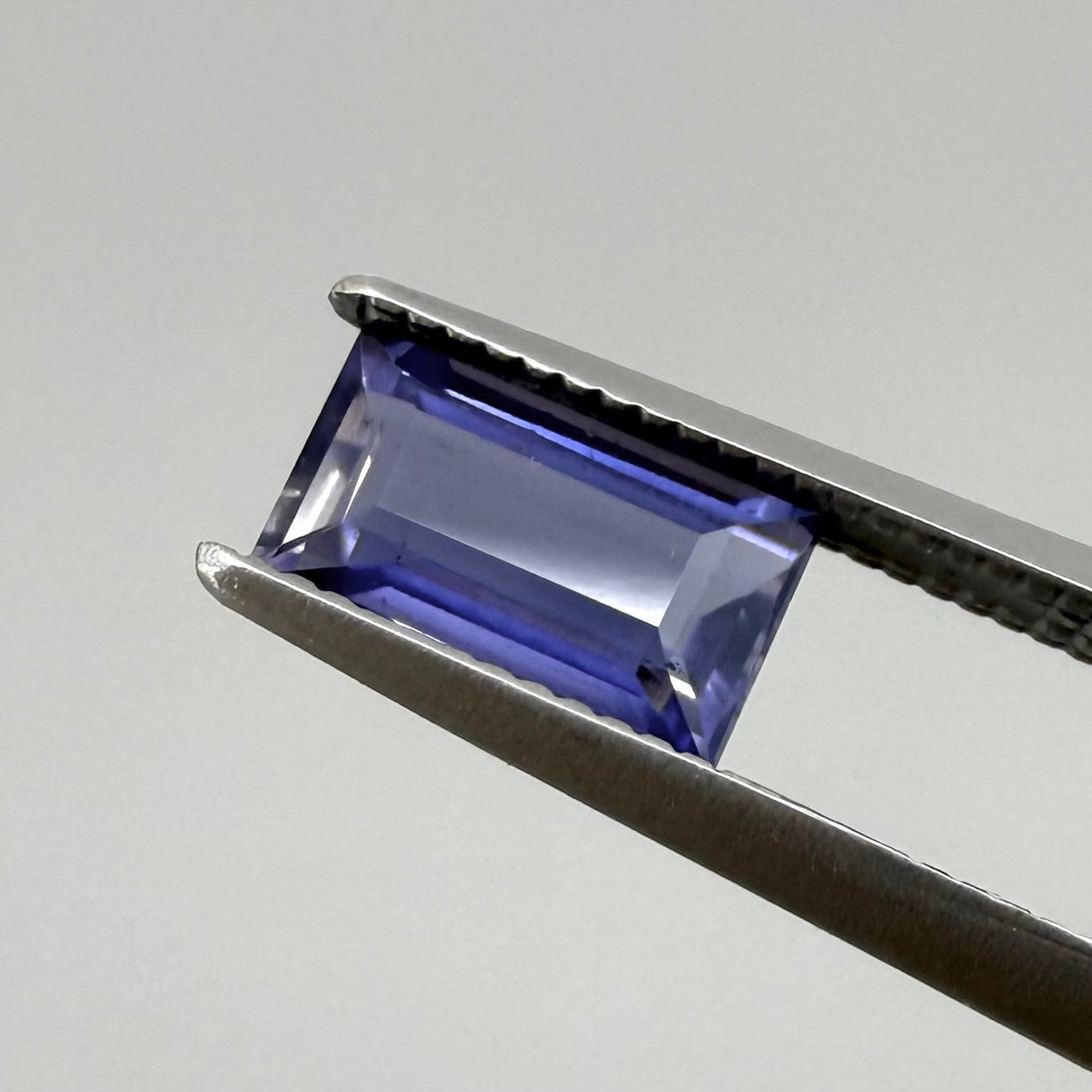 Violet Hues Iolite Baguette 0.75 Ct