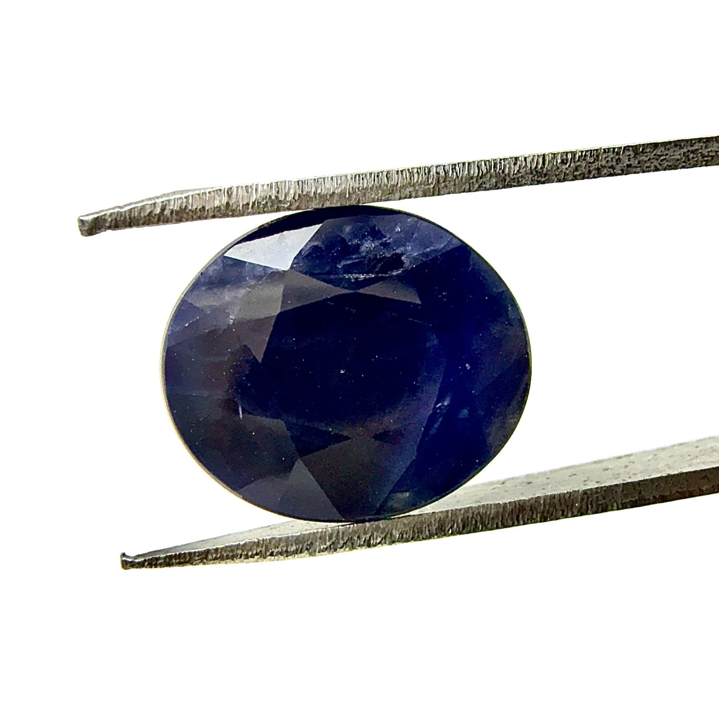 Dark Blue Sapphire Oval 3.87 Ct