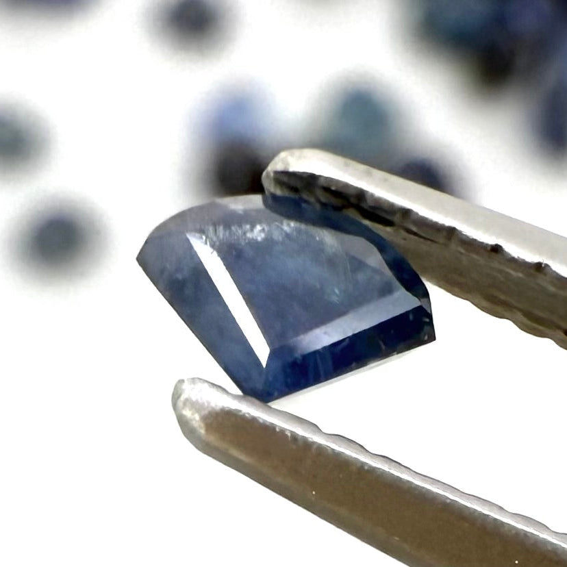Blue Hues Sapphire Lot Pear/Fancy/Oval 5.38 Ct
