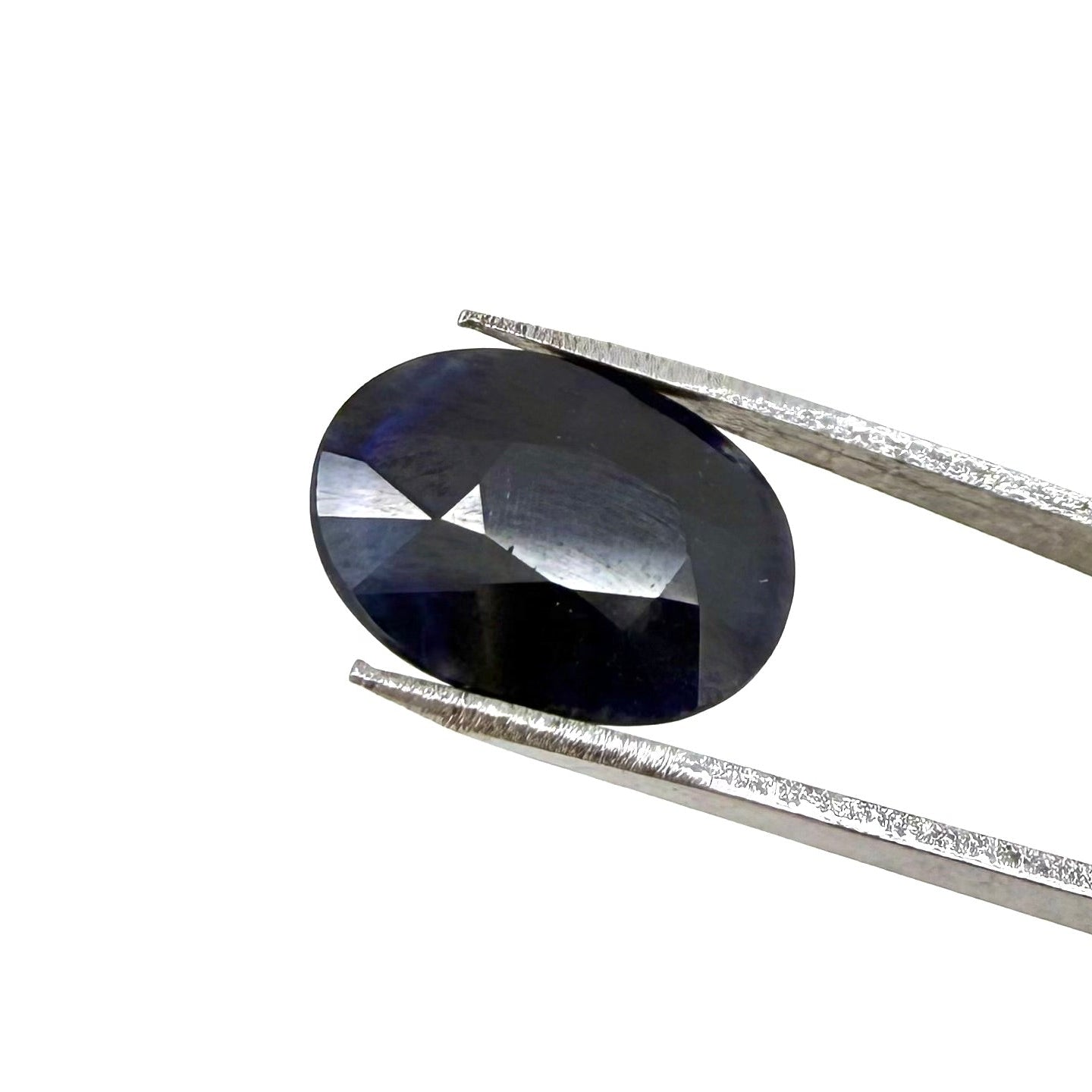 Dark Blue Sapphire Oval 3.4 Ct