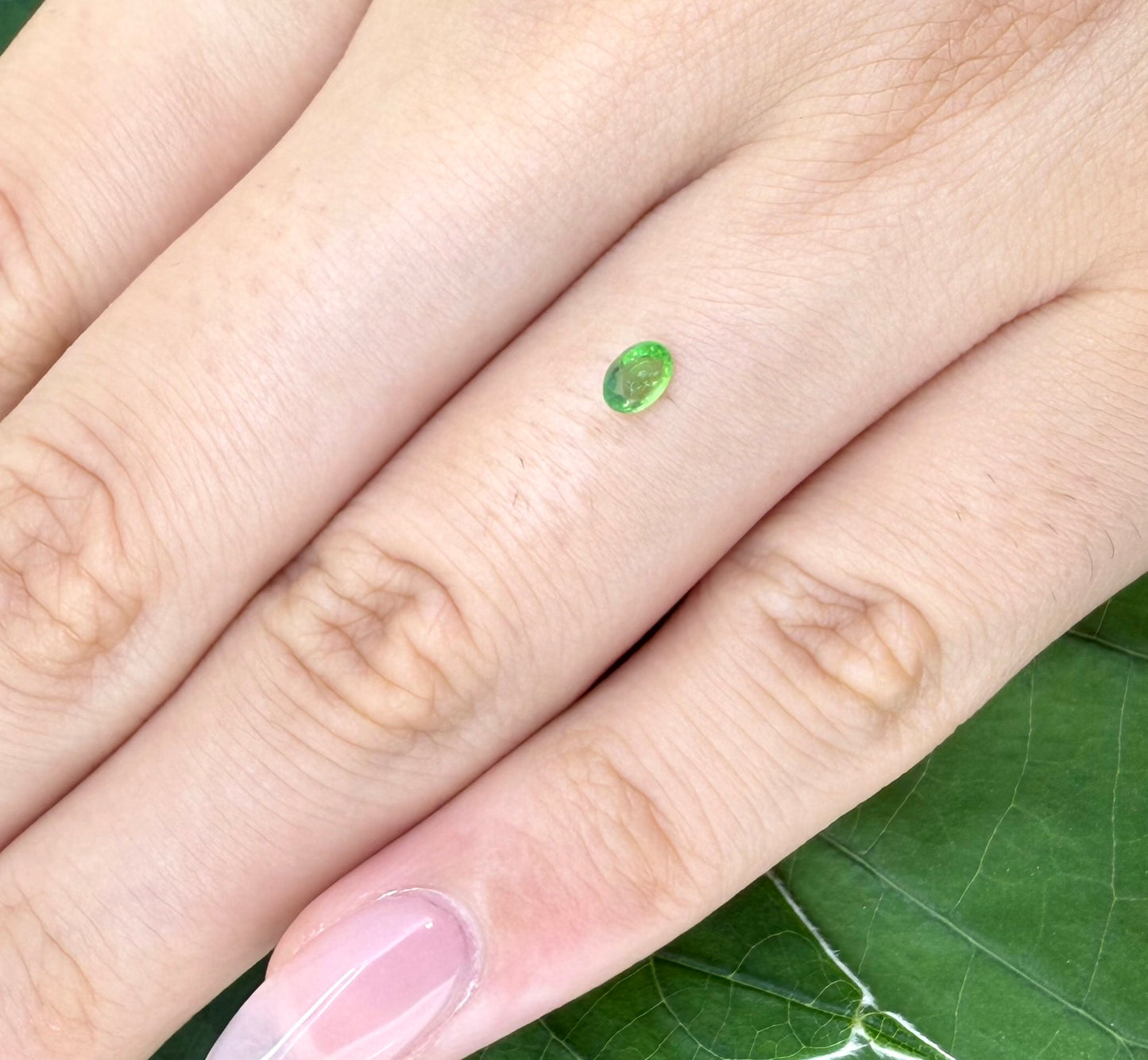 Tsavorite Oval 0.2 Ct