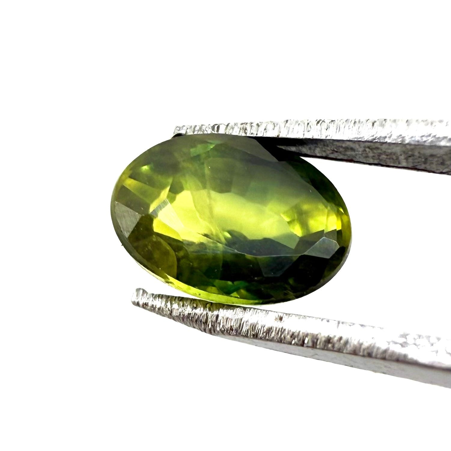 Natural Bi-Color Sapphire gemstone oval cut