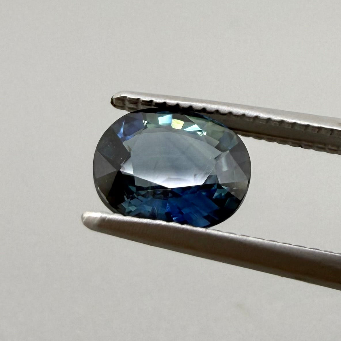 Bi-Color (Blue Yellow) Sapphire Oval 1.19 Ct