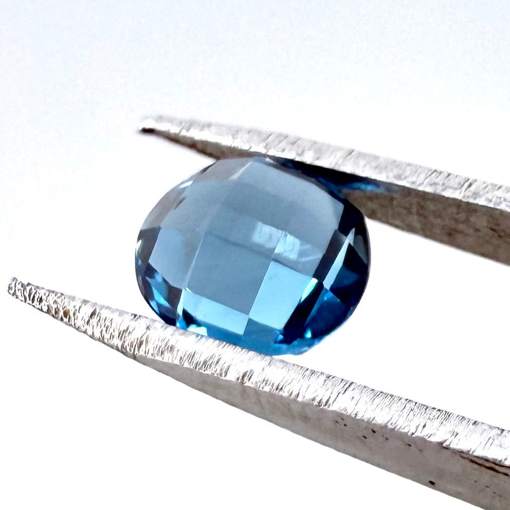 London Blue Topaz Pineapple Fancy Cut 0.97 Ct
