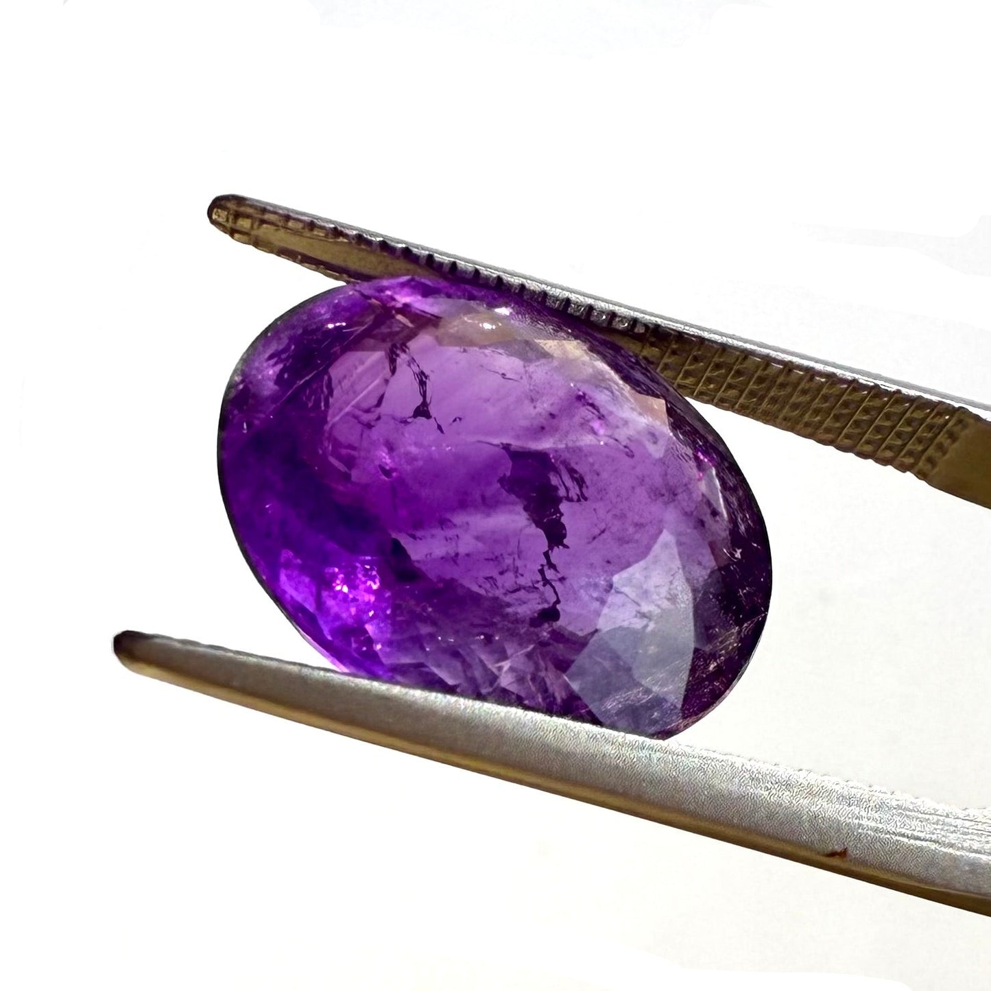 Vibrant Pink/Purple Amethyst Oval 7.15 Ct