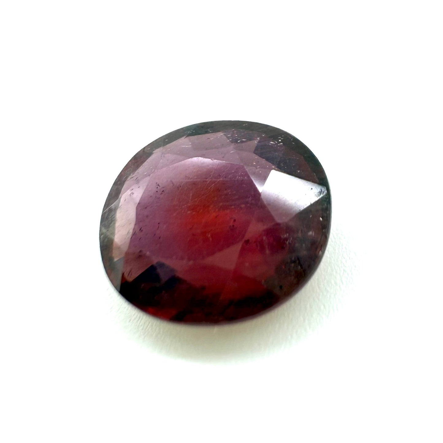 Purplish Red Ruby Oval 4.53 Cts
