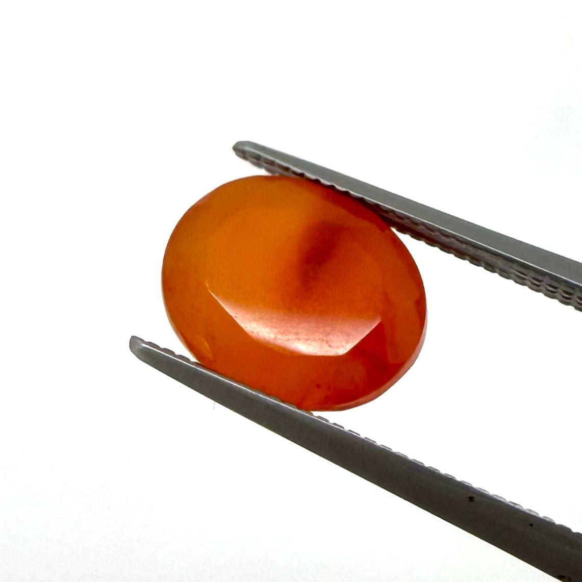Fiery Orange Carnelian Oval 3.06 Ct