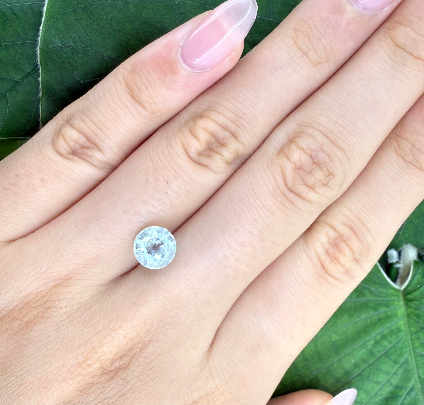 Pastel Turquoise Aquamarine Round 1.73 Ct