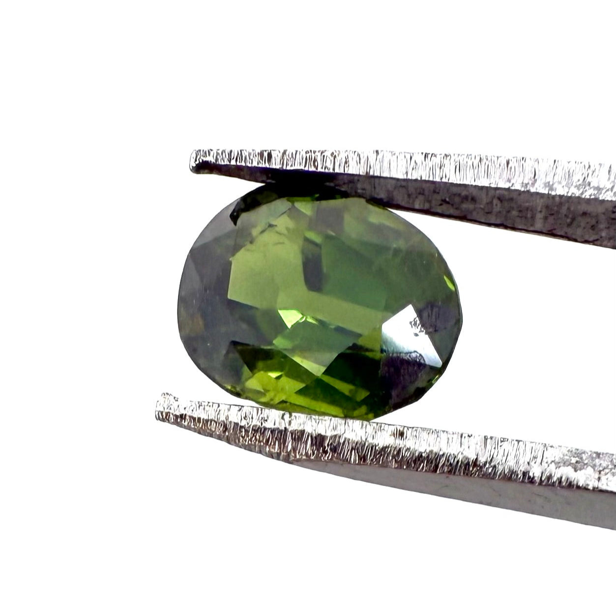 Green Sapphire Oval 0.81 Ct