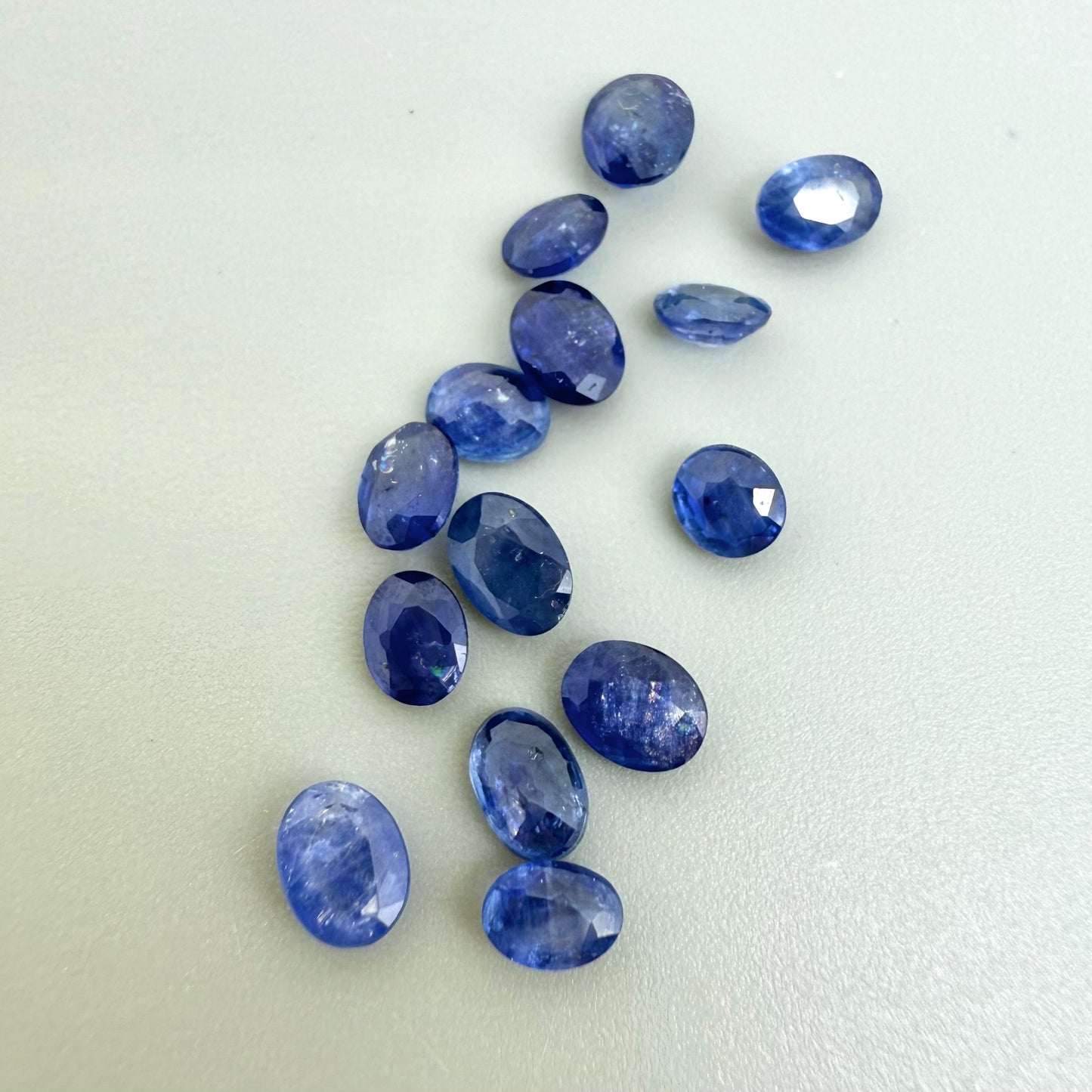 Blue Sapphire Lot Oval 6.22 Ct