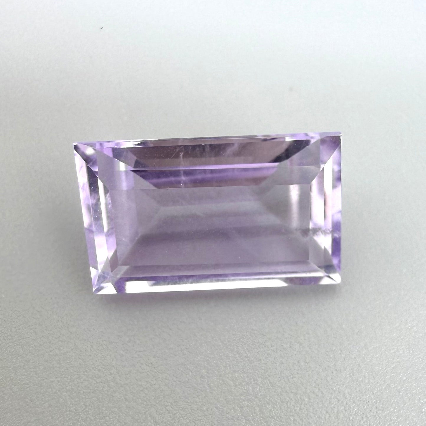 Pale Purple Amethyst Rectangular 3.81 Cs