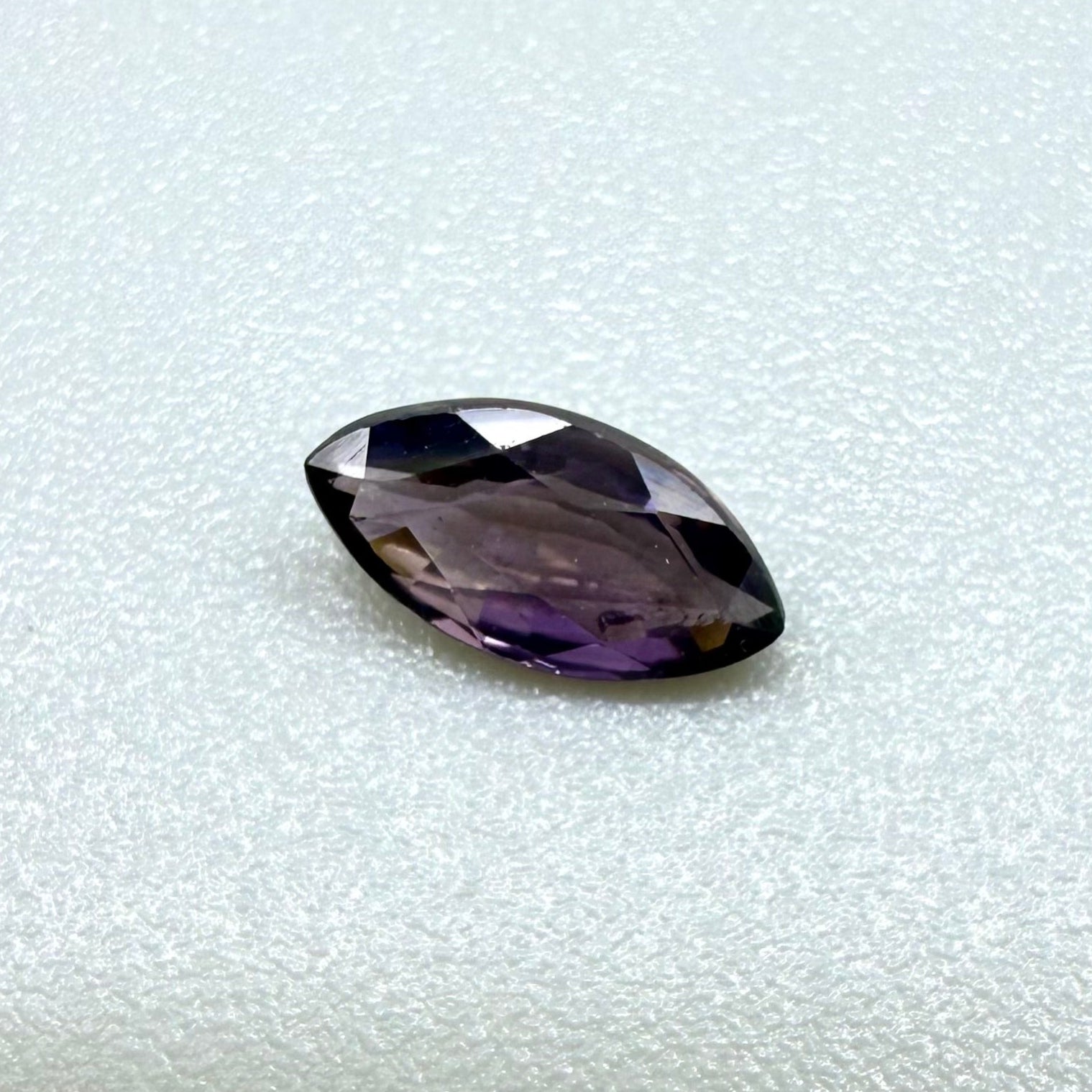 Natural Purple Sapphire gemstone marquise cut
