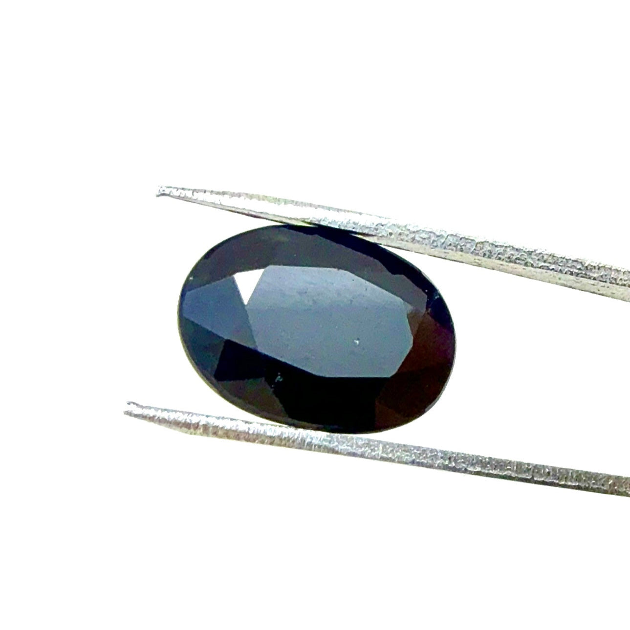 Dark Blue Sapphire Oval 3.8 Ct