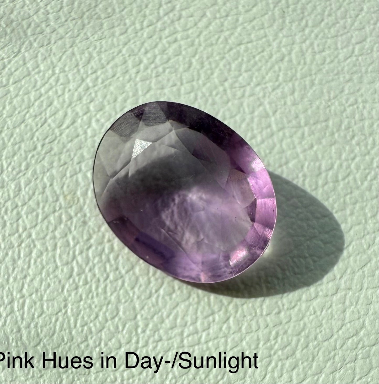 Pale Purple/Pink Amethyst Oval 1.7 Ct