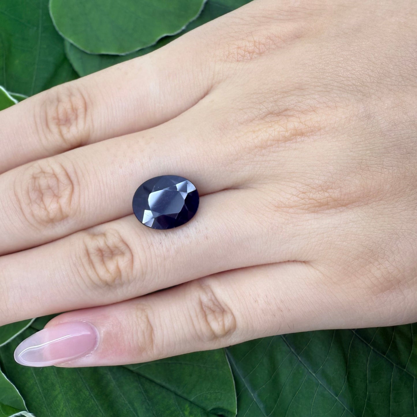 Natural Blue Sapphire gemstone oval cut