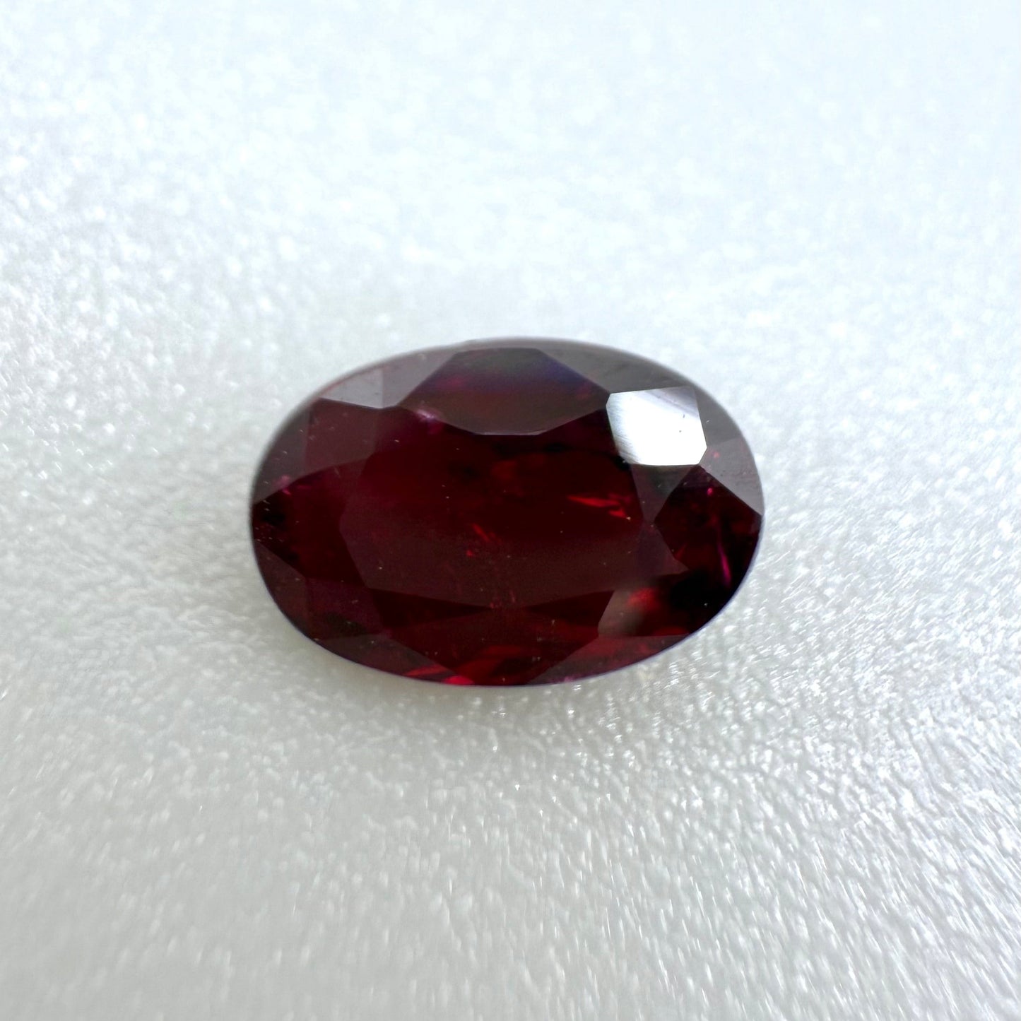 Pigeon Blood Ruby Oval 0.97 Ct