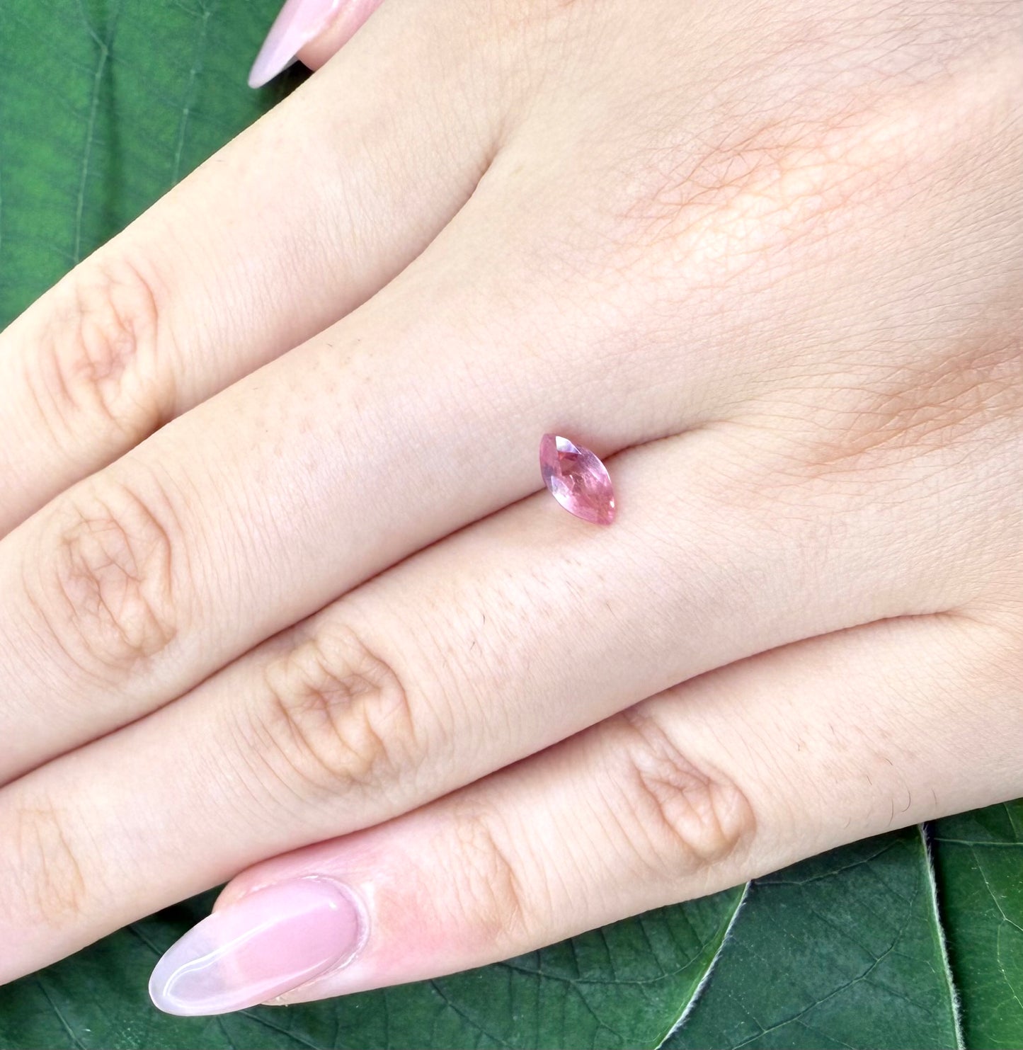 Pink Sapphire Marquise 0.66 Ct