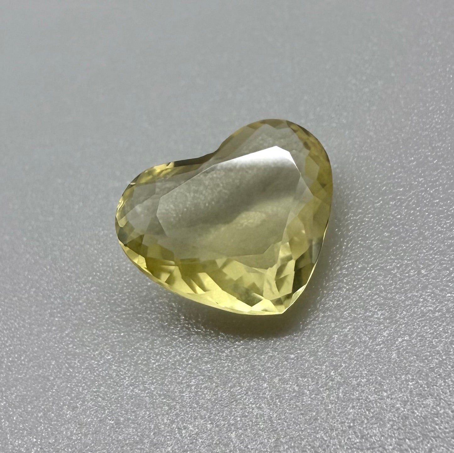 Lemon Quartz Heart 3.62 Ct