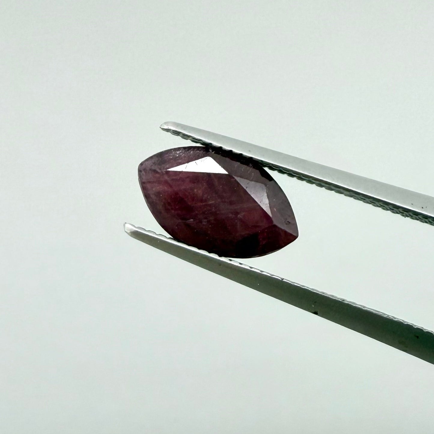 Purplish Red Sapphire Marquise 2.1 Ct