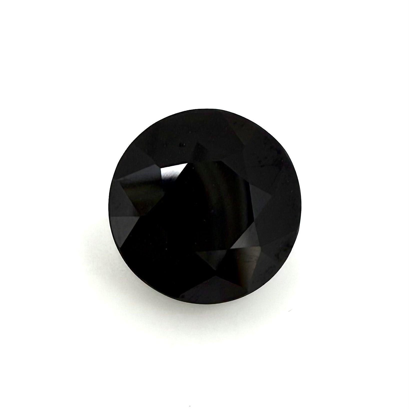 Natural Black Onyx gemstone, round