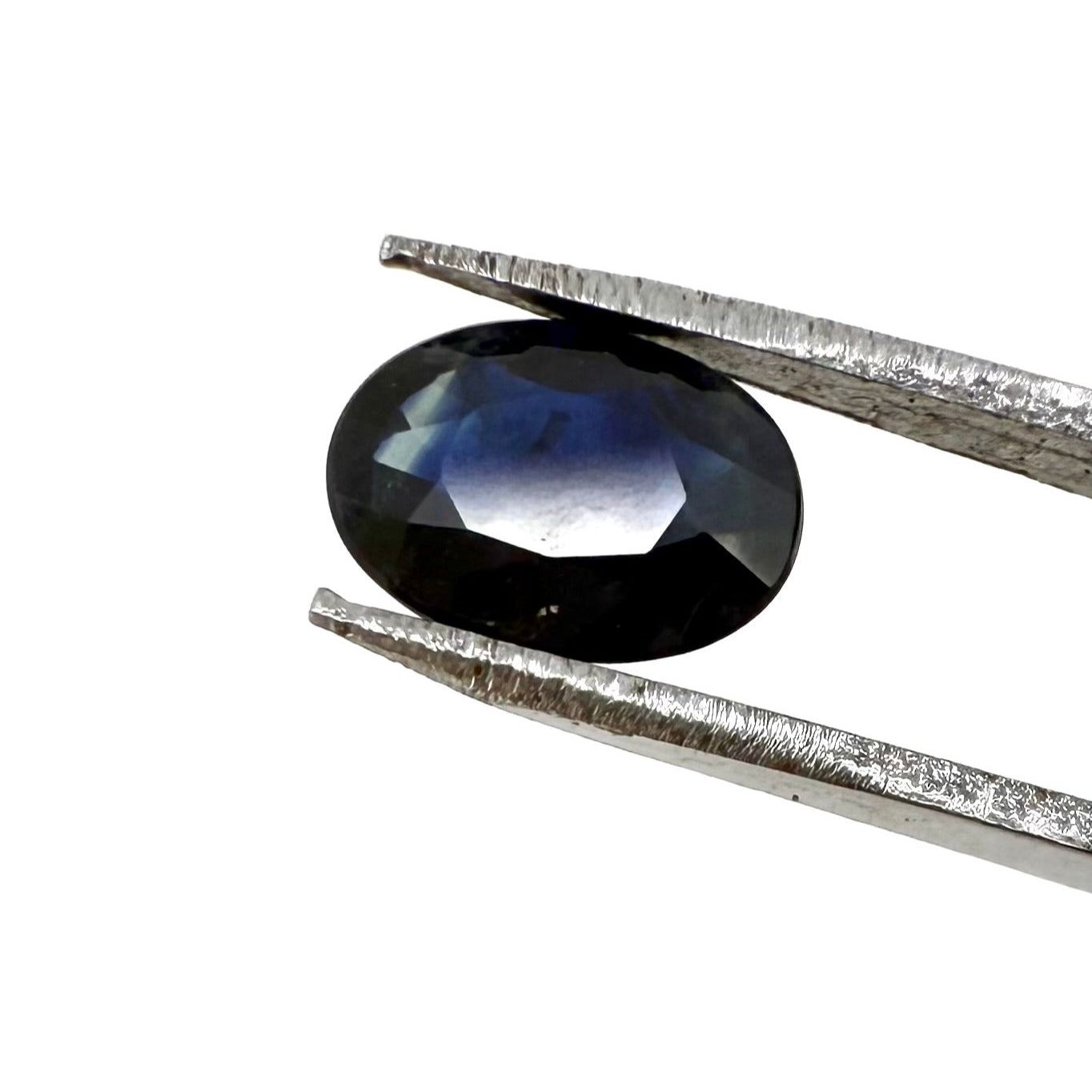 Dark Blue Sapphire Oval 1 Ct