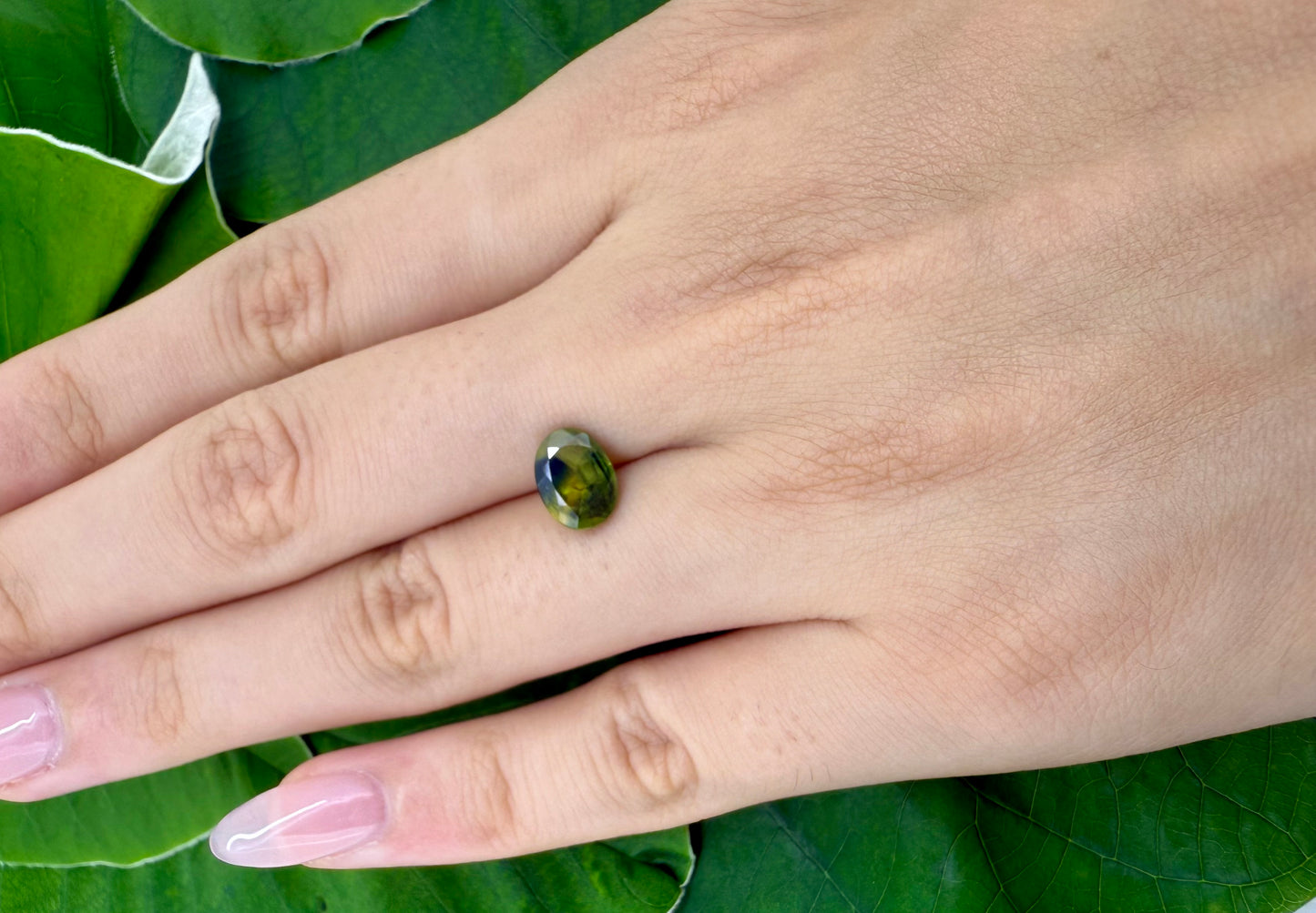 Bi-Color (Yellow Blue) Sapphire Oval 2 Ct