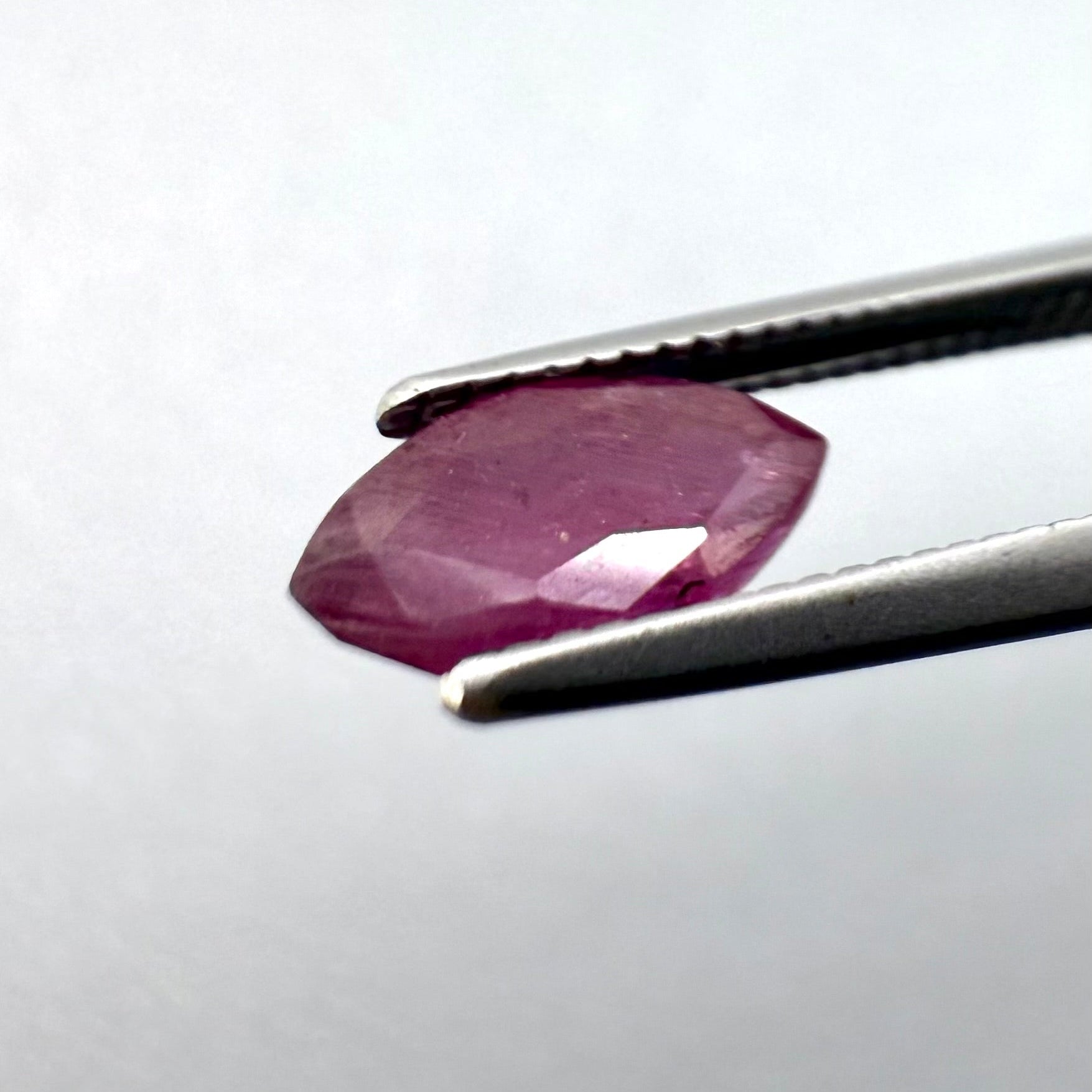 Loose Pink Purple Sapphire gemstone marquise cut