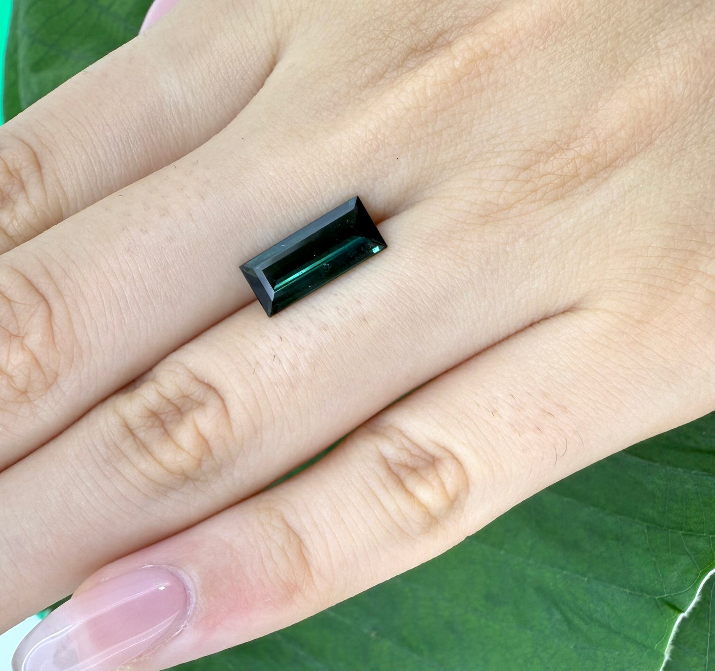 Green Tourmaline Baguette 2.09 Ct